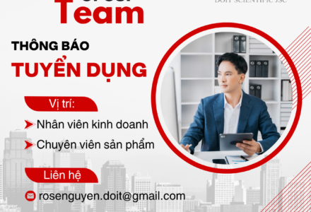DOIT SCIENTIFIC JSC TUYỂN DỤNG NHÂN SỰ TẠI QUẢNG NINH: BỨT PHÁ SỰ NGHIỆP CÙNG CÔNG NGHỆ SINH HỌC